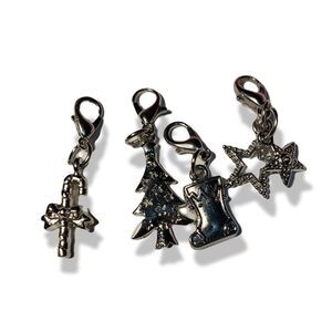 Set of 4 Christmas Charms